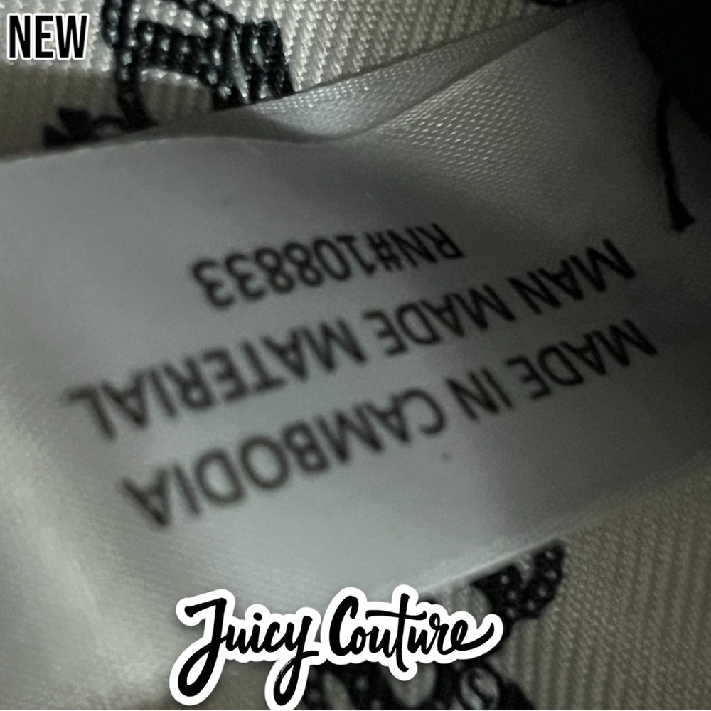 New NWT Juicy Couture Logo design Royal Sports Backpack Book bag with coin pouch - Picture 11 of 11